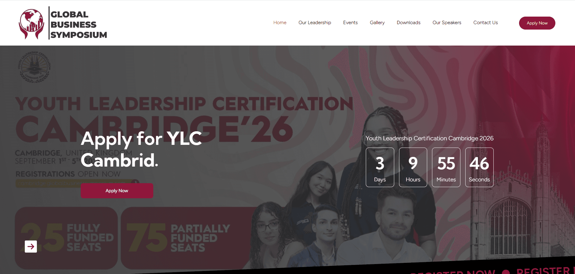 globalbusinesssymposium.com screenshot